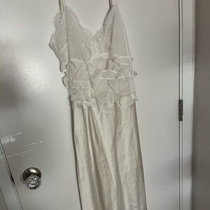 Victoria's Secret White Lace Chemise